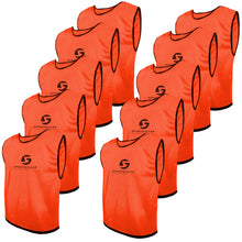 Lade das Bild in den Galerie-Viewer, Sportacular Gear 10er Set Trainingsleibchen (Neonorange, Senior)