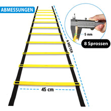 Lade das Bild in den Galerie-Viewer, Sportacular Gear Koordinationsleiter 4m inkl. Tasche