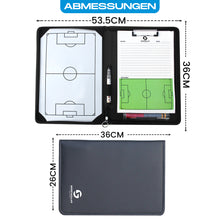 Lade das Bild in den Galerie-Viewer, Sportacular Gear Coach-Mappe Fußball inkl. Taktitafel und Zubehör | Trainermappe | Taktikmappe für Fußballtrainer |