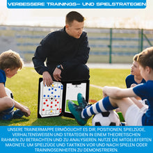 Lade das Bild in den Galerie-Viewer, Sportacular Gear Coach-Mappe Fußball inkl. Taktitafel und Zubehör | Trainermappe | Taktikmappe für Fußballtrainer |