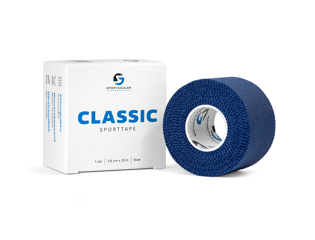 Sportacular Gear Sporttape Classic 3,8cm x 10m (1 Rolle, blau)