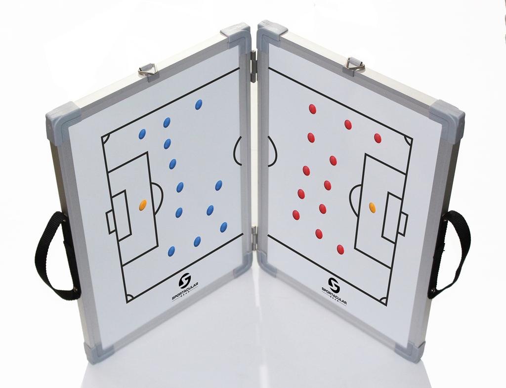 Sportacular Gear klappbare Taktiktafel Fußball inkl. Zubehör